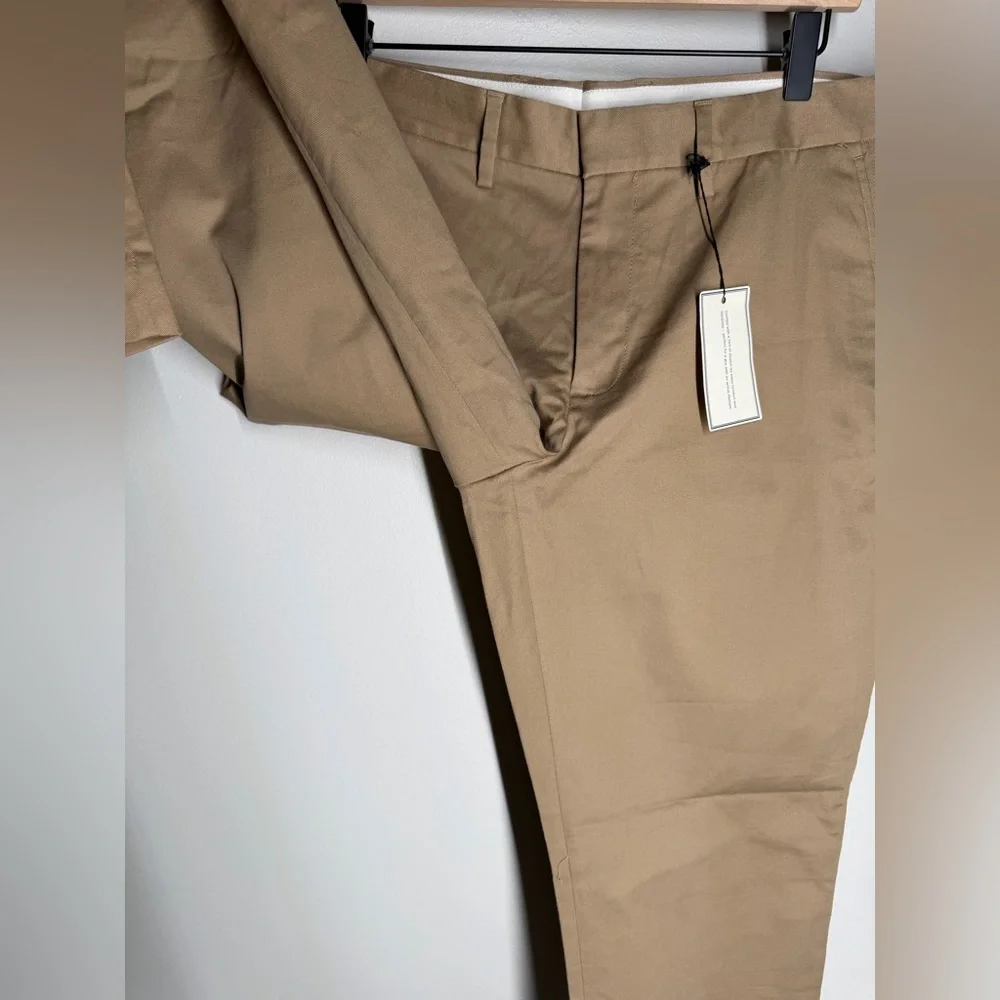 J by J.Crew Flex Tapered Khaki Pants Tailored Office Business Casual Performance